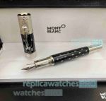Luxury Replica Montblanc Queen Elizabeth Limited Edition Silver Clip Fountain Pen